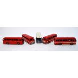 Unboxed Dinky Toy vehicles: Duple Roadmaster coach/Leyland Royal Tiger 282,