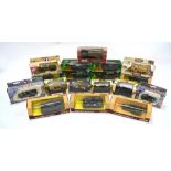 A collection of eighteen boxed military models by Solido & Victoria & Verem, etc.