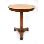 A Regency pollard oak occasional table,