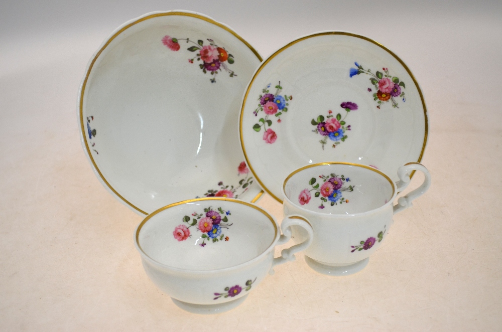 A Ridgway part tea service decorated with polychrome floral sprays and sprigs with gilt moulded - Image 6 of 8