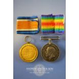 A WW1 pair to 32068 Cpl J N Lester RAF comprising 1914/18 British War Medal;