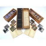 Approximately 150 Victorian photographic magic lantern slides with views of the Isle of Wight,