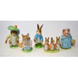 Five Beswick Beatrix Potter figures,