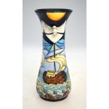 A large Moorcroft vase decorated with 'Winds of Change' pattern after Rachel Bishop,