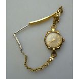 A lady's 9ct gold Rotary wristwatch with 15-jewel movement, Birmingham 1979,