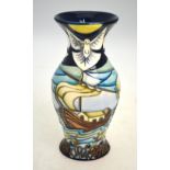 A Moorcroft vase decorated with 'Winds of Change' pattern after Rachel Bishop,