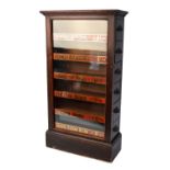 A vintage six drawer advertising cabinet for the retail of loose branded tobacco including Finest