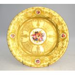 A Royal Worcester cabinet plate,