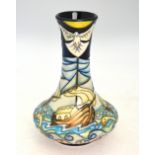 A Moorcroft vase decorated with 'Winds of Change' pattern after Rachel Bishop,