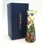 A Moorcroft jug decorated with ''Walnut Tree Meadow' pattern after Rachel Bishop, signed,