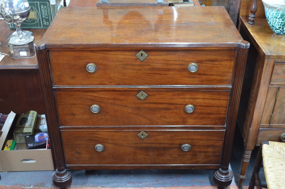 A 19th century mahogany commode having t - Image 5 of 5