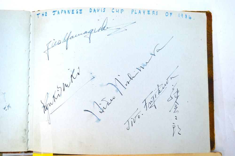A 1930s autograph album, including some - Image 4 of 5
