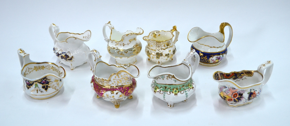 Eight assorted mid 19th century creamers - Image 5 of 10