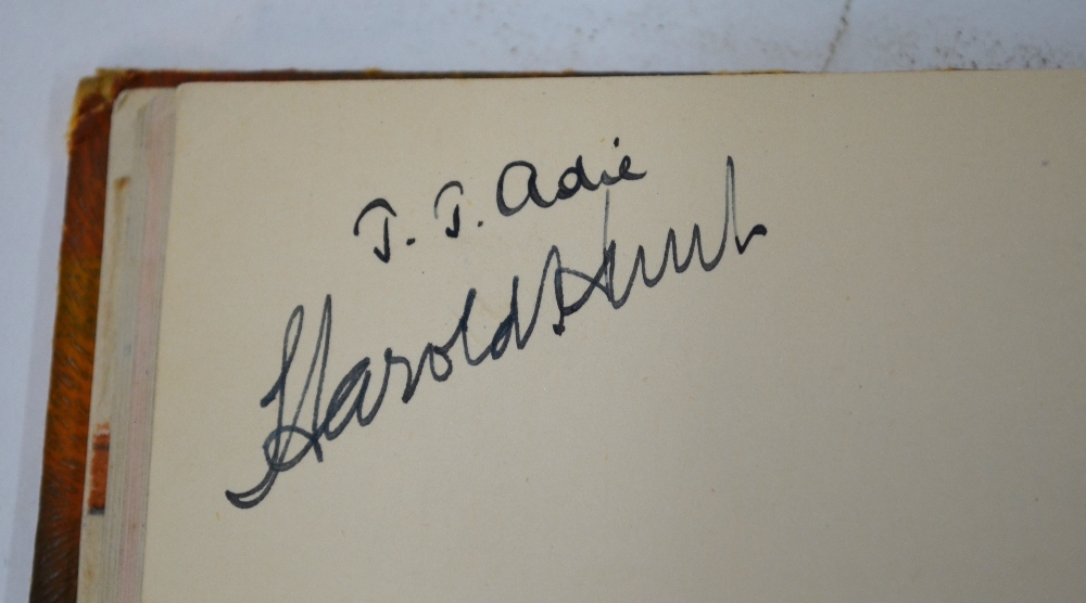 A 1930s autograph album, including some - Image 3 of 5