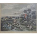 A set of six 19th century hunting prints