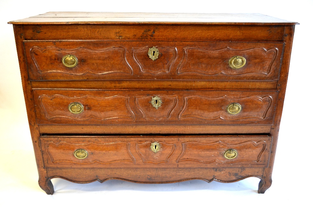 An 18th century French provincial oak co - Image 4 of 8
