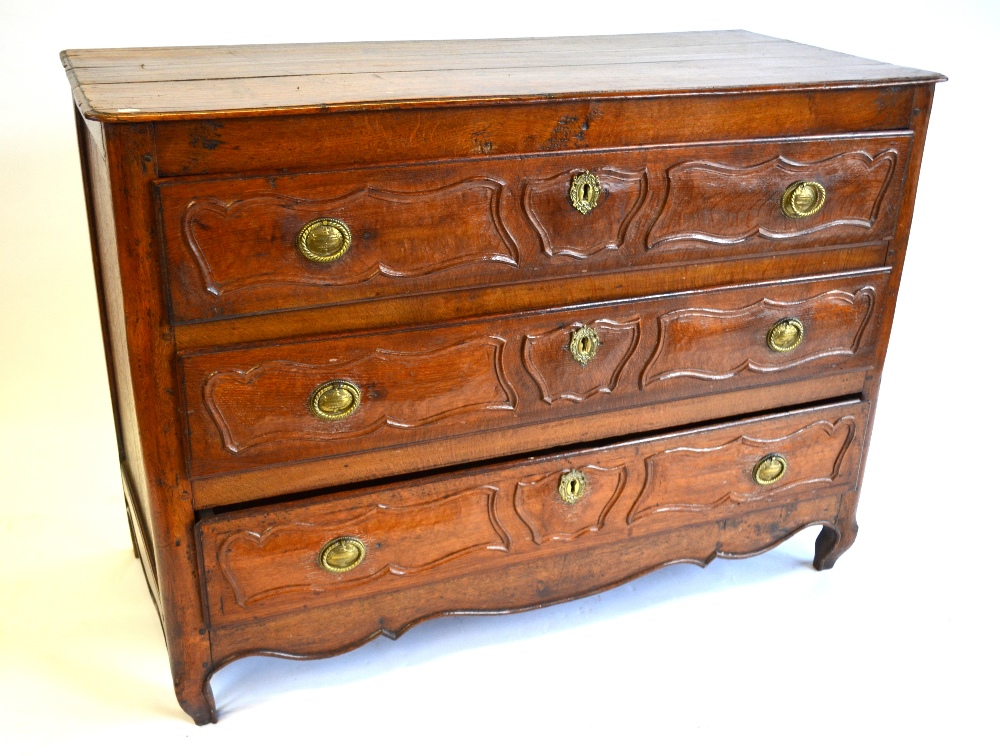 An 18th century French provincial oak co - Image 3 of 8