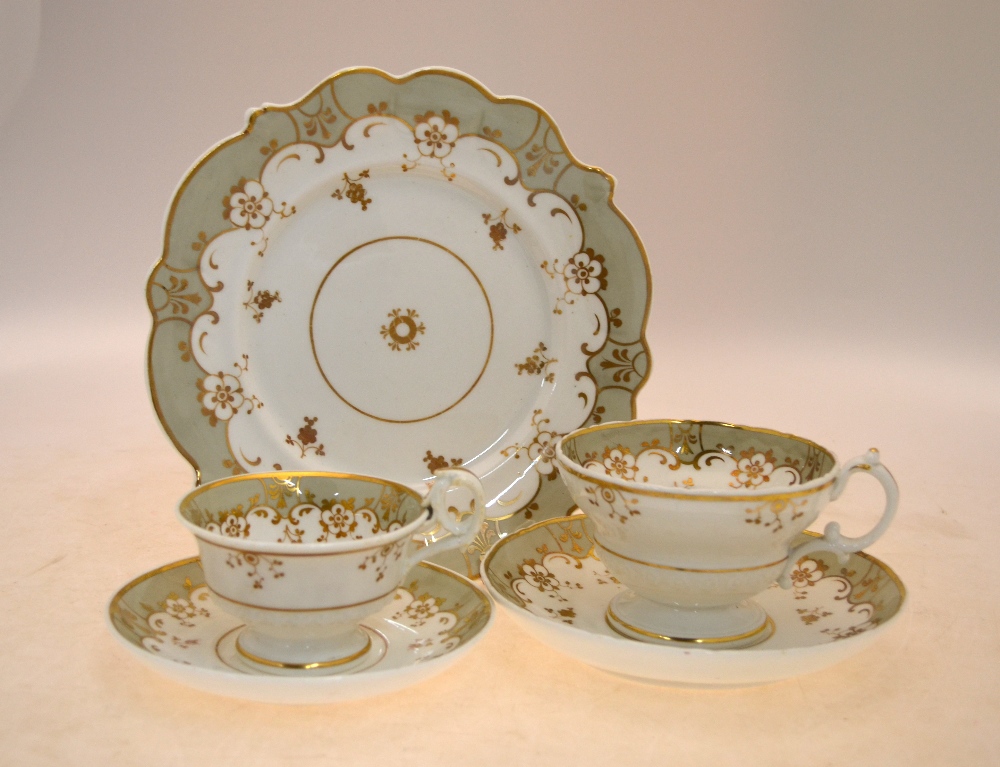 Ridgway part tea wares, grey and gilt de - Image 2 of 5