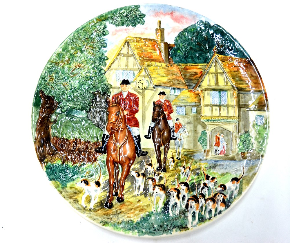 Two Burleigh ware circular plaques: one - Image 3 of 5