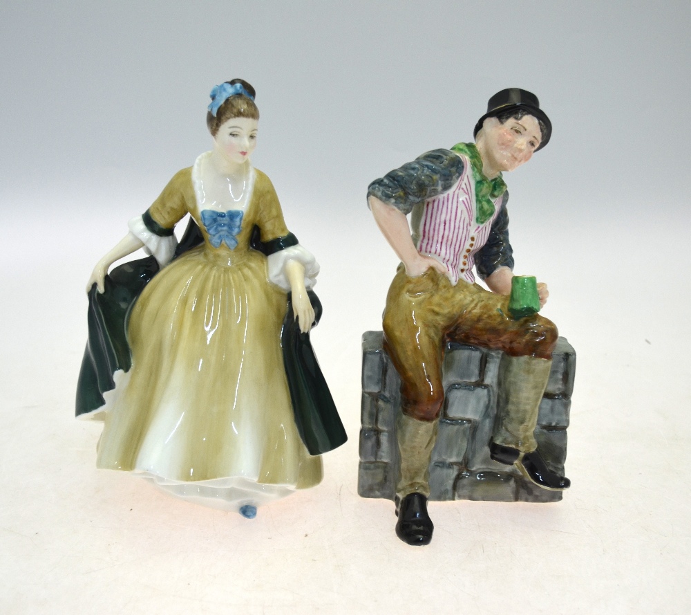 A Staffordshire figure and three Royal D - Image 5 of 8