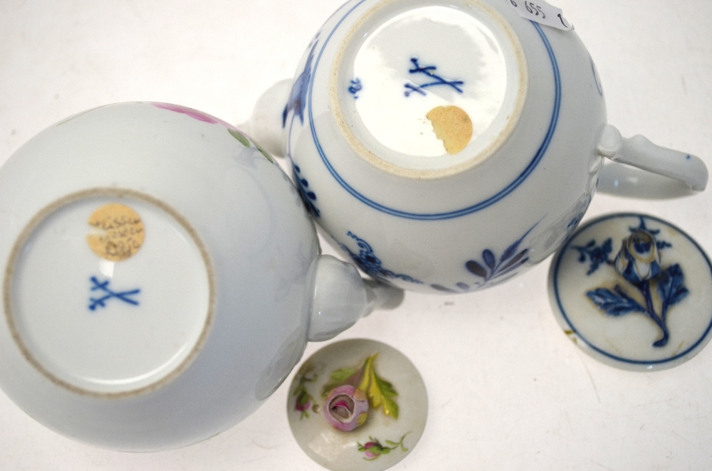 Three teapots, all with lids, comprising - Image 3 of 6