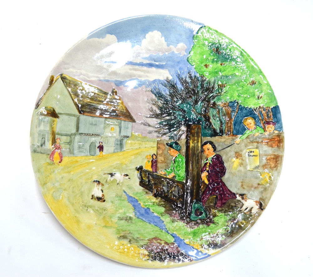 Two Burleigh ware circular plaques: one - Image 2 of 5