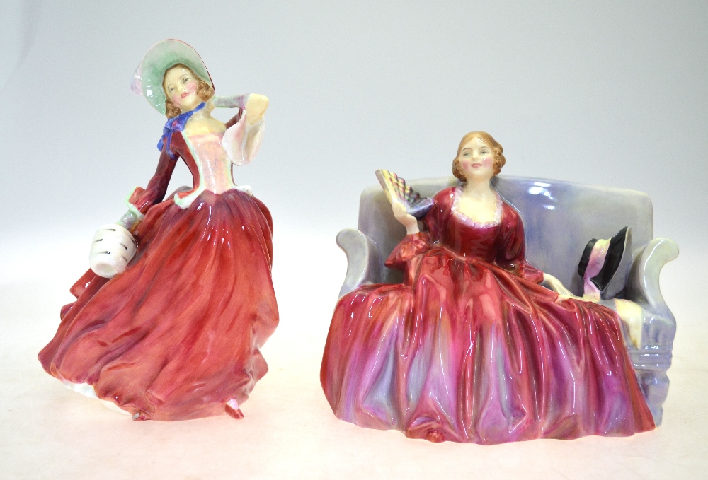 A Staffordshire figure and three Royal D - Image 2 of 8