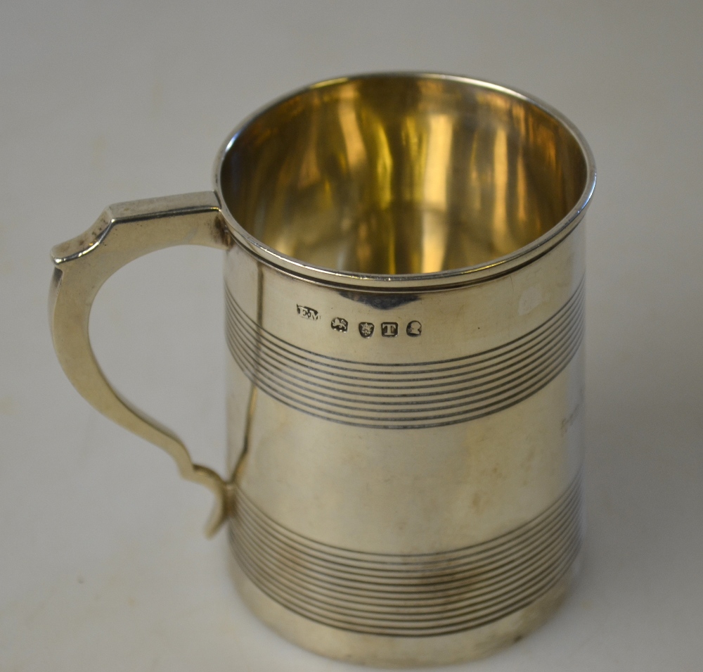 A George III banded silver Christening m - Image 4 of 4