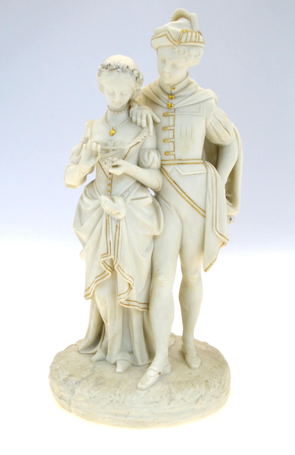 A Royal Worcester Parian group, modelled - Image 5 of 9