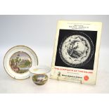 A Pinxton, Derbyshire cup and saucer; th