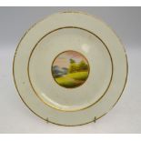 A Pinxton, Derbyshire dish decorated wit