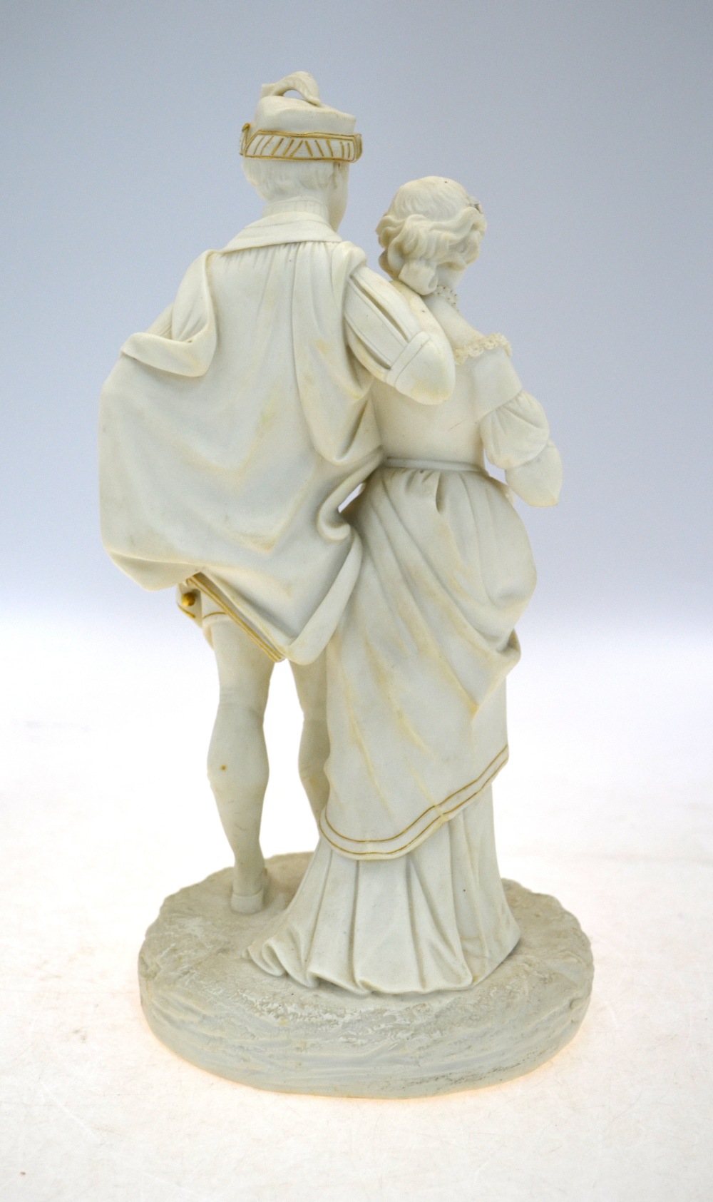 A Royal Worcester Parian group, modelled - Image 7 of 9