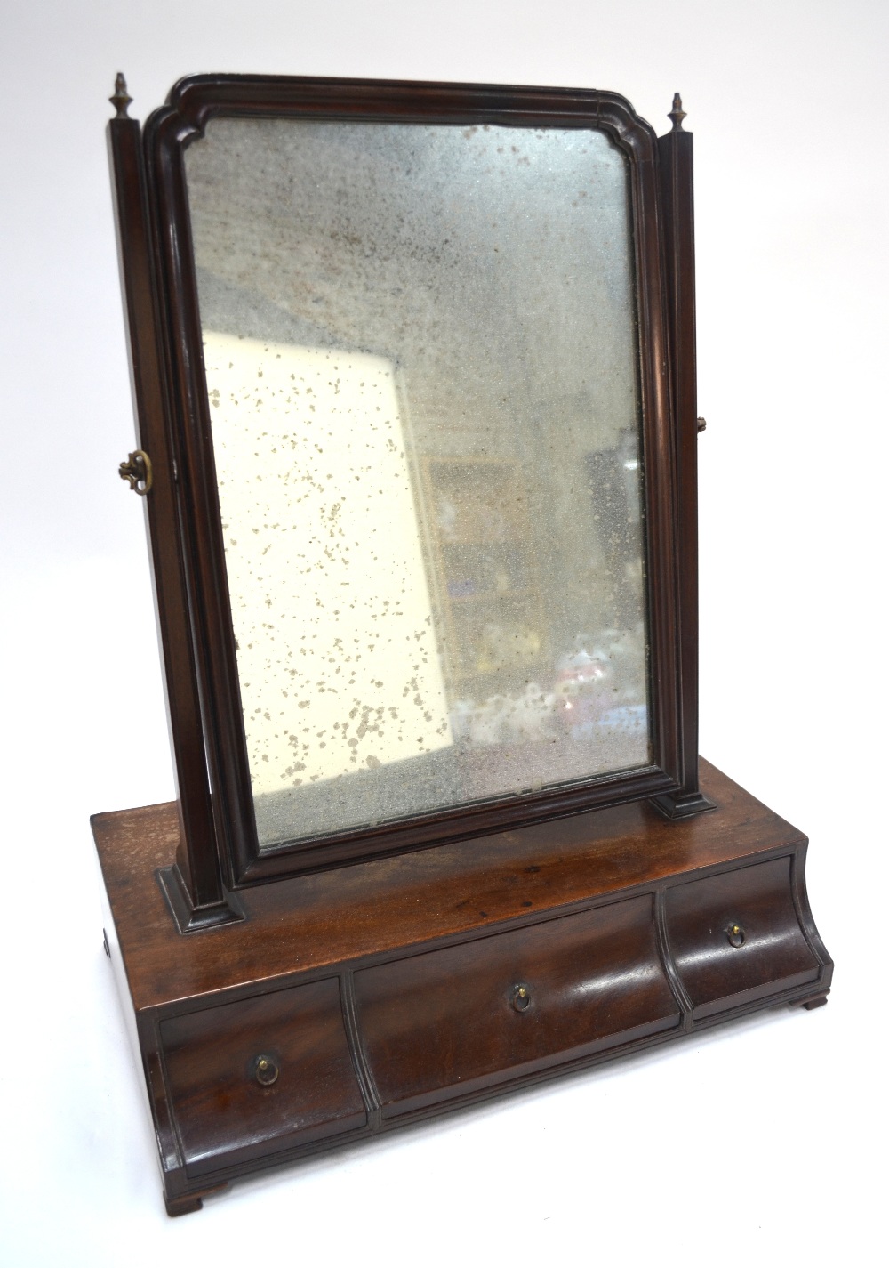 A 19th century mahogany platform toilet