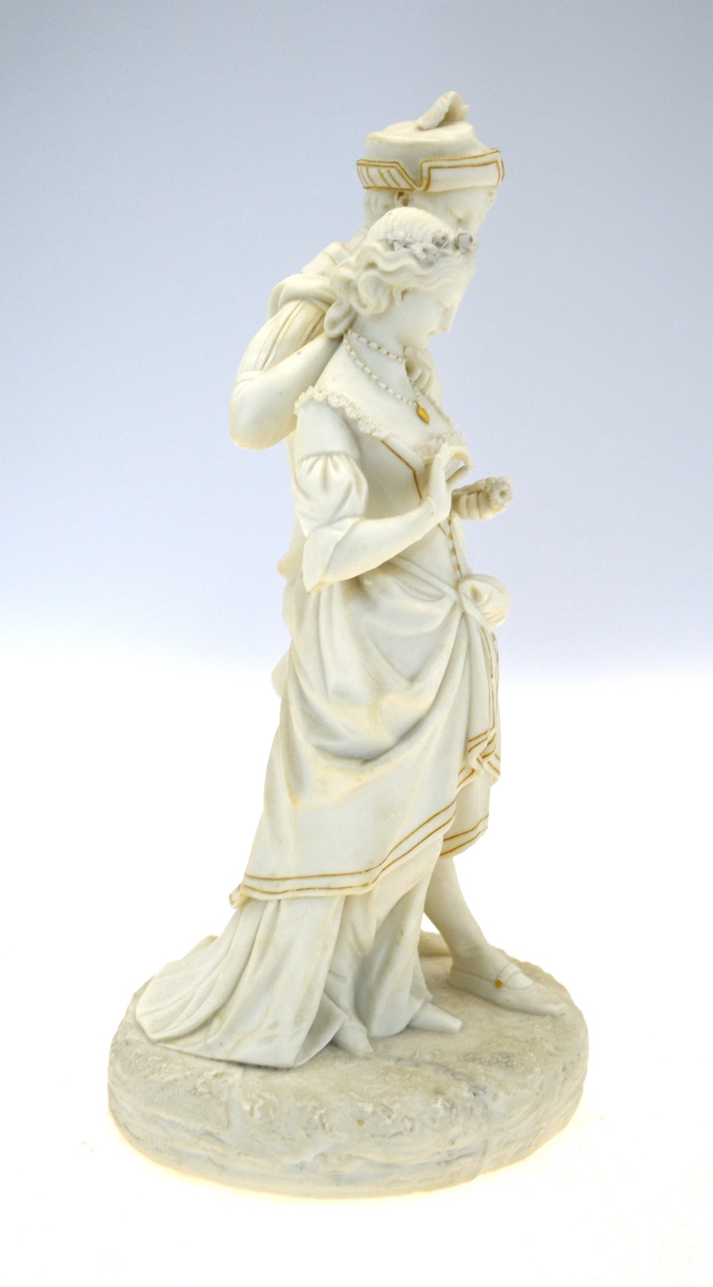 A Royal Worcester Parian group, modelled - Image 4 of 9