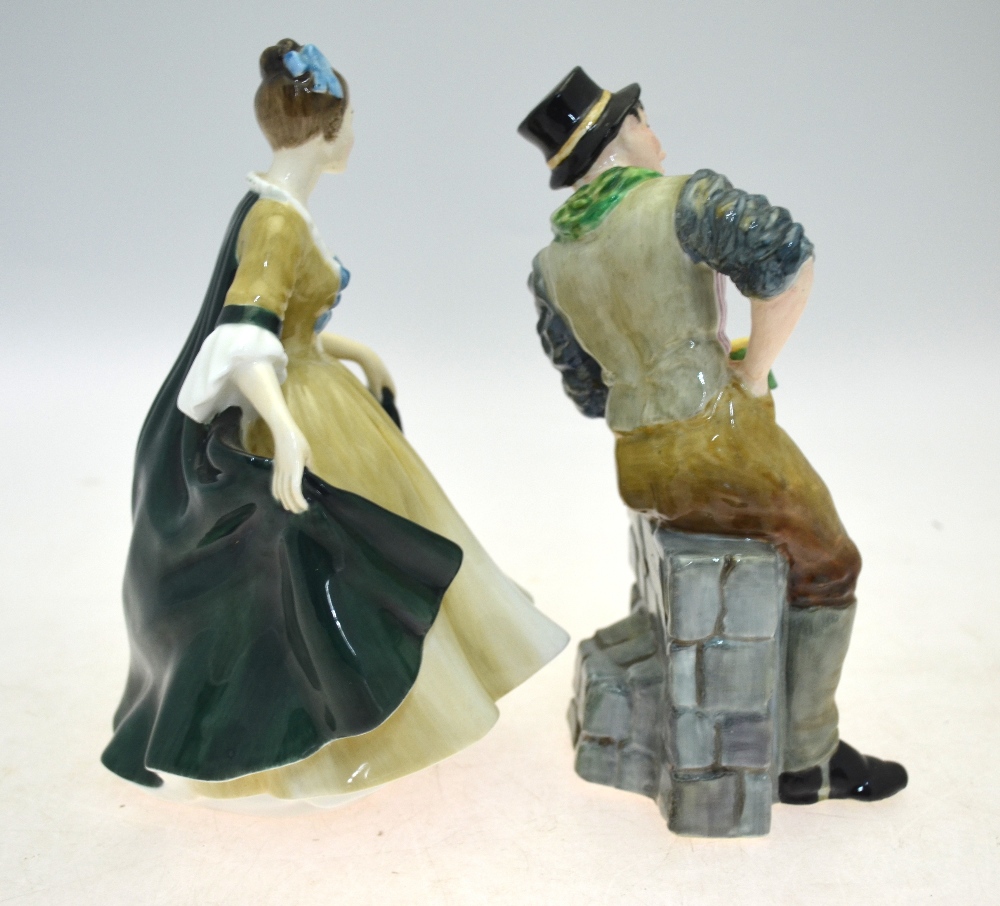 A Staffordshire figure and three Royal D - Image 6 of 8