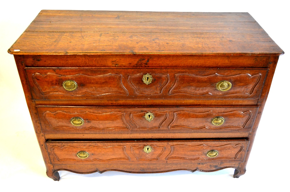 An 18th century French provincial oak co - Image 7 of 8