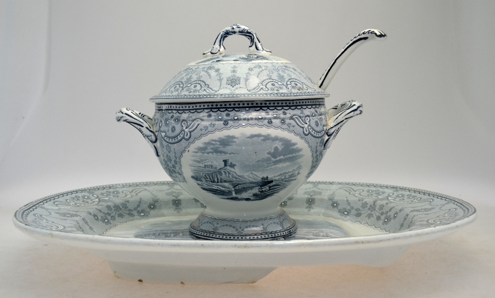 A Copeland oval tureen stand, 54 cm diameter, - Image 2 of 7