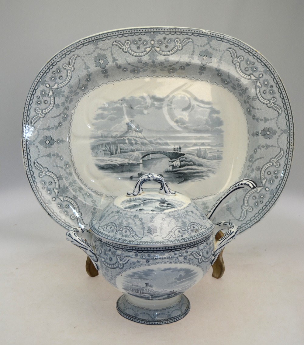 A Copeland oval tureen stand, 54 cm diameter, - Image 3 of 7