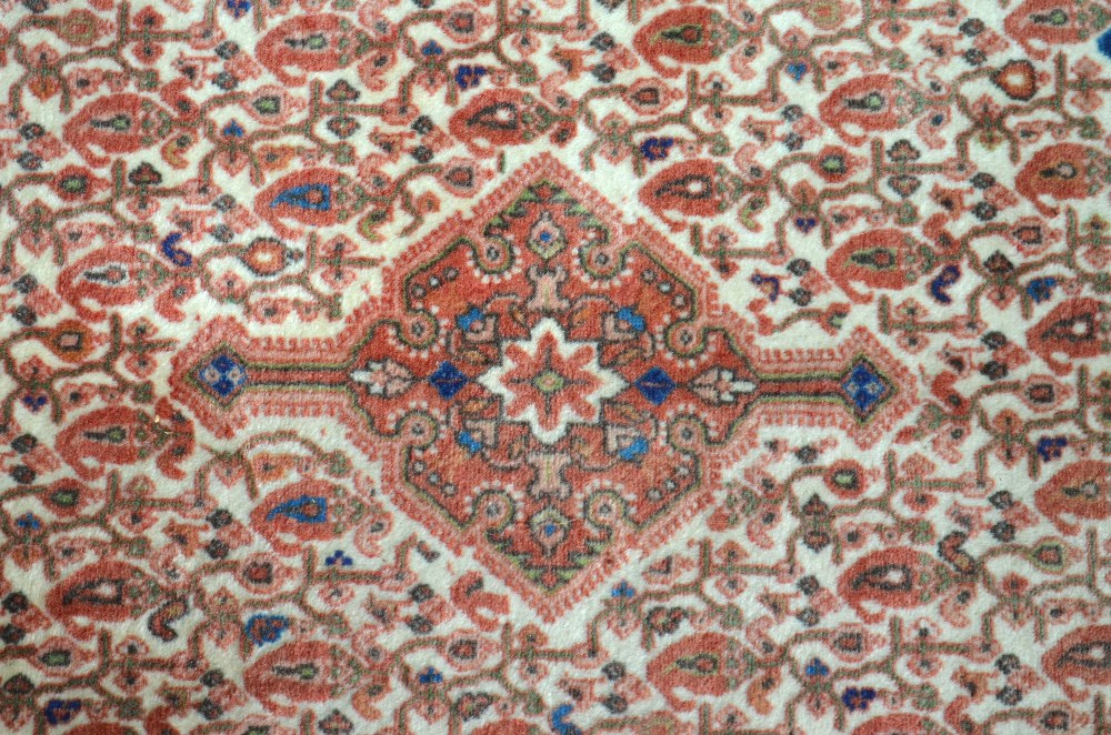 A Persian Qashqai rug, the central reser - Image 2 of 3