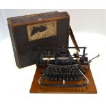 A Blickensderfer No 7 portable typewriter,