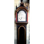 Robert Alexander, Leith, a Scottish George III ebonised longcase clock,