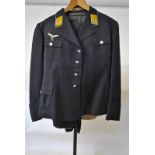 A good Third Reich period Luftwaffe tunic and flying breeches retaining original insignia