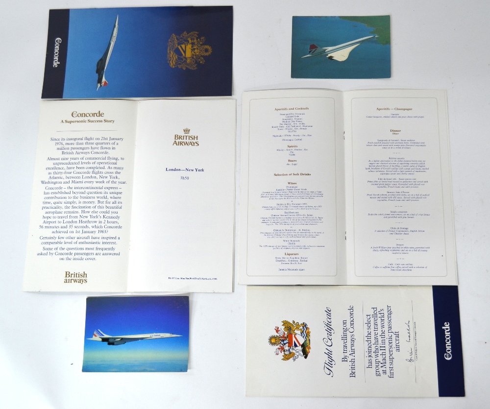 An interesting selection of British Airway Concorde memorabilia including luggage labels, - Image 10 of 10