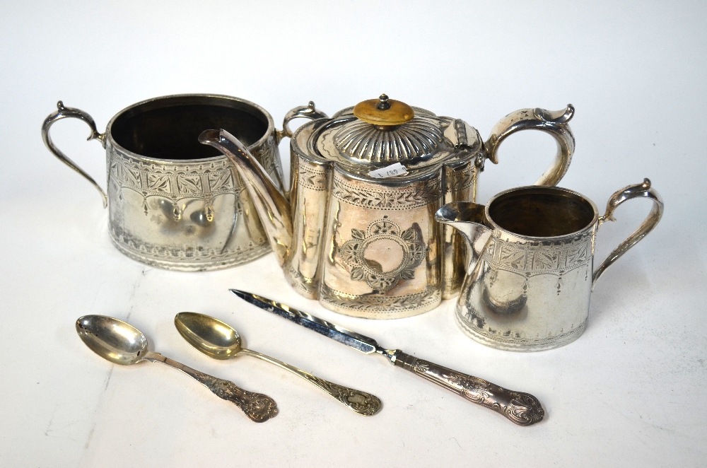 Two Old Sheffield Plate bottle coasters, two silver butter-dishes with glass liners, - Image 5 of 6