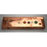 An Arts & Crafts copper long box,