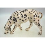 Lawson E Rudge - Raku pottery model of a Dalmation dog,