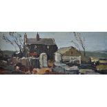 ** Donald McIntyre (1923-2009) - 'Anglesey Farm', oil on board, signed lower left,