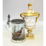 The Coalport Turner Bi-Centenary Eagle Vase, limited edition 41/100, c/w certificate,