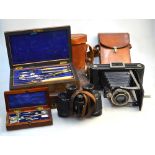 A pair of Carl Zeiss, Jena, Turactem 8 x 24 field binoculars,