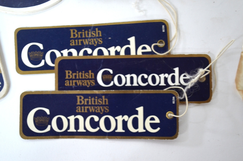 An interesting selection of British Airway Concorde memorabilia including luggage labels, - Image 2 of 10